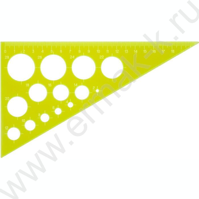 Треугольник пл. 30*19см с окружностями | Фото 3