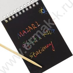 Набор д/творчества Гравюра в книге 10*12см 12л без контура, деревянная палочка в комплекте | Фото 2