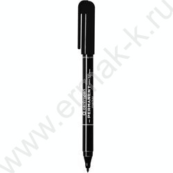 Маркер перм. /черный/ 1мм круг | Фото 1