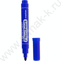 Маркер водный /синий/ 2,5мм круг Flipchart   | Фото 1