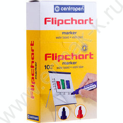 Маркер водный /синий/ 2,5мм круг Flipchart   | Фото 3