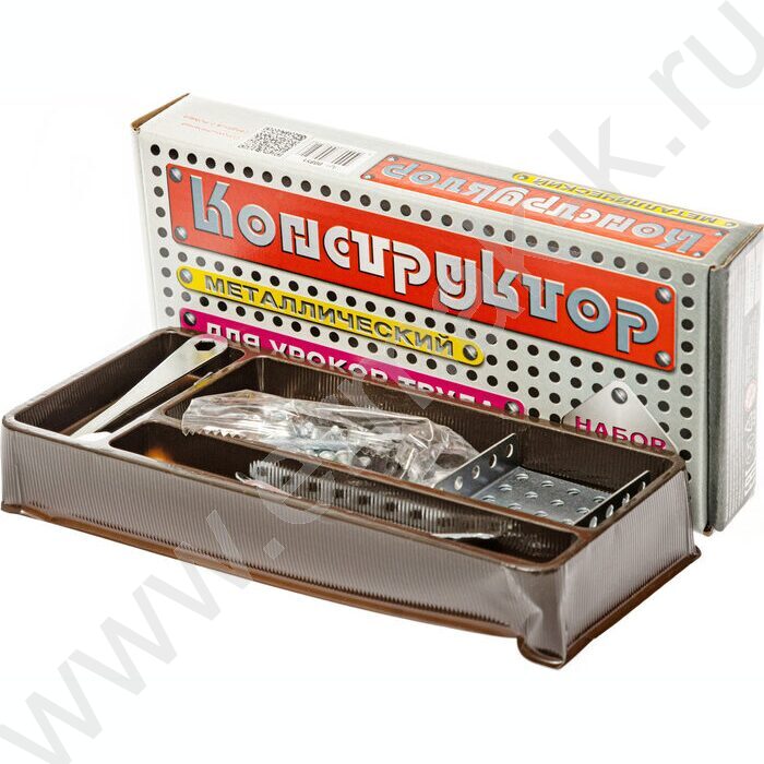 Конструктор металлич. для уроков труда № 4 (63эл) | Фото 2