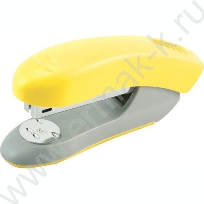 Степлер №24-26/6  20л пластик Neon неоновый желтый | Фото 1