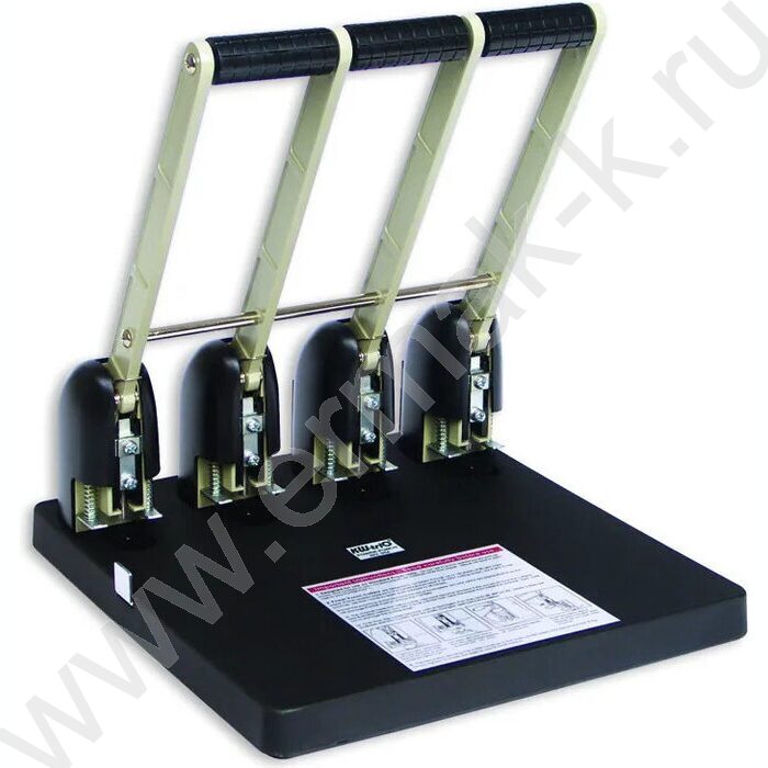 Дырокол 150л металл/пластик /линейка /4отверствия /особо мощный/ | Фото 1