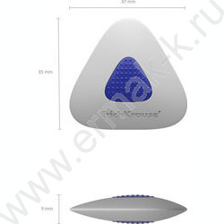 Ластик белый треугольный "Smart Mini Triangle" с пласт. держателем | Фото 4