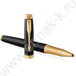 Роллер  IM Premium T323 Black GT черный стержень /черный-золото | Фото 4