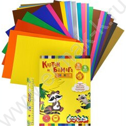 Картон цв+бум.цв. двухсторон А4 16л/16л | Фото 3