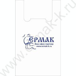 Пакет-майка Ермак 70*42+20 25мкм /Люкс Пакет/ | Фото 1