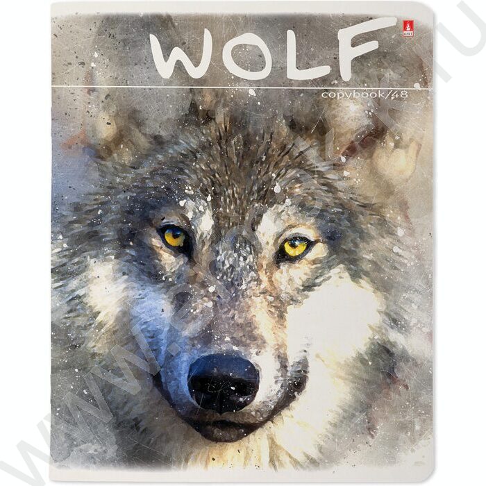 Тетрадь  48л клетка "Загадочные волки" 5видов | Фото 5