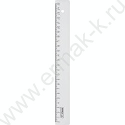 Линейка пл 25см прозрачная | Фото 2