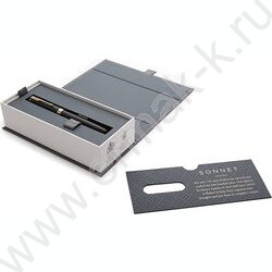 Роллер Sonnet Core T530 LaqBlack GT M синий стержень /подар.кор. | Фото 5