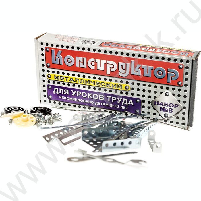 Конструктор металлич. для уроков труда № 8 (72эл) | Фото 3