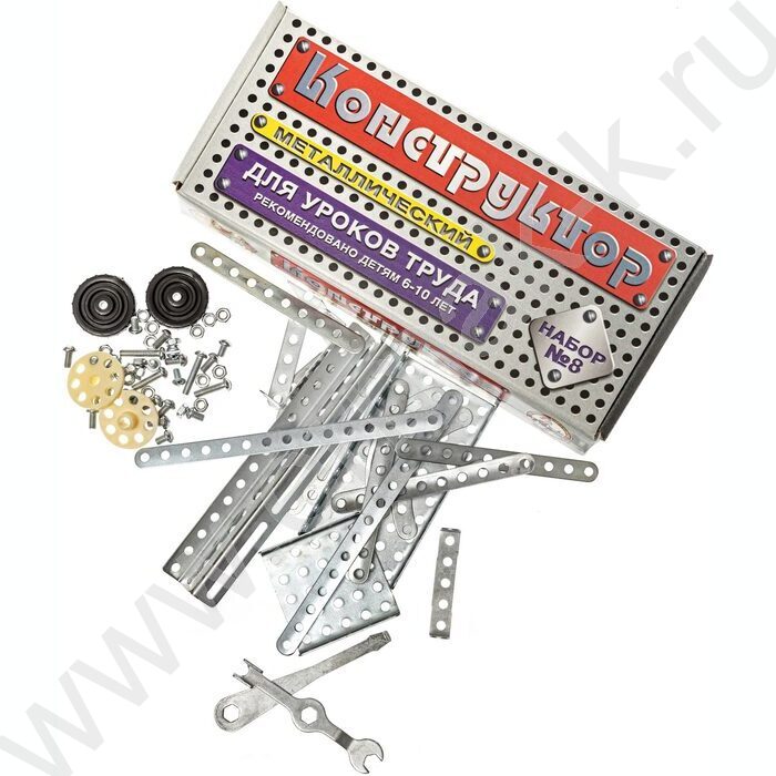 Конструктор металлич. для уроков труда № 8 (72эл) | Фото 4