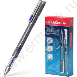 Ручка гелевая синяя 0,5мм  Megapolis | Фото 5