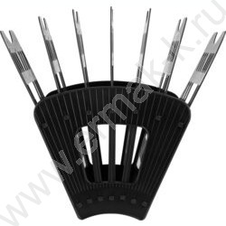 Лоток вертикально-гориз. разборный /чёрный/ 6отд. | Фото 3