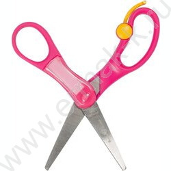 Ножницы 13,5см детские Springcut /с возвратным механизмом и окошком для подписи/блистер,европодвес | Фото 2