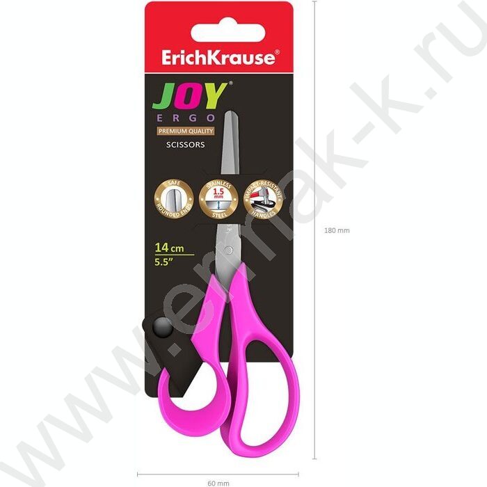 Ножницы 14см JOY ® Ergo /ассорти /блистер | Фото 6