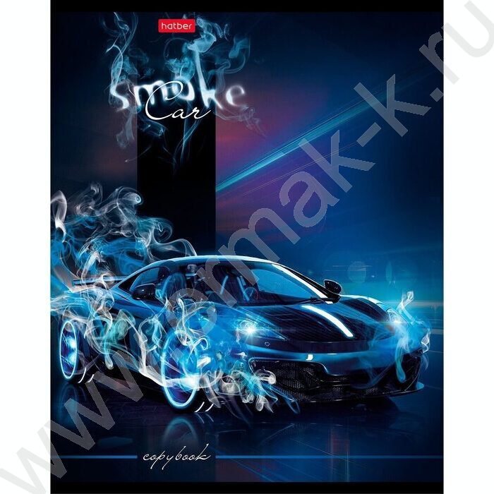 Тетрадь  48л клетка "АвтоСтихии" /3D лак/ 5видов | Фото 4