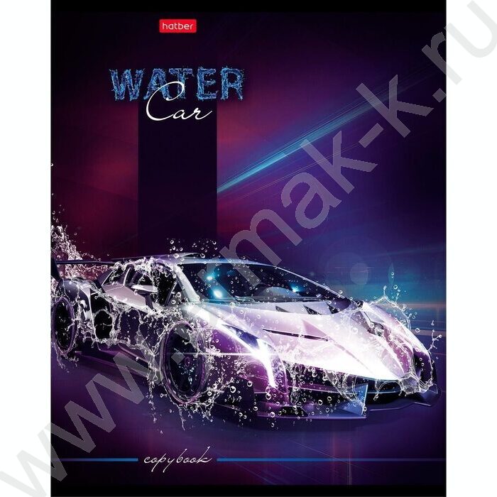 Тетрадь  48л клетка "АвтоСтихии" /3D лак/ 5видов | Фото 5