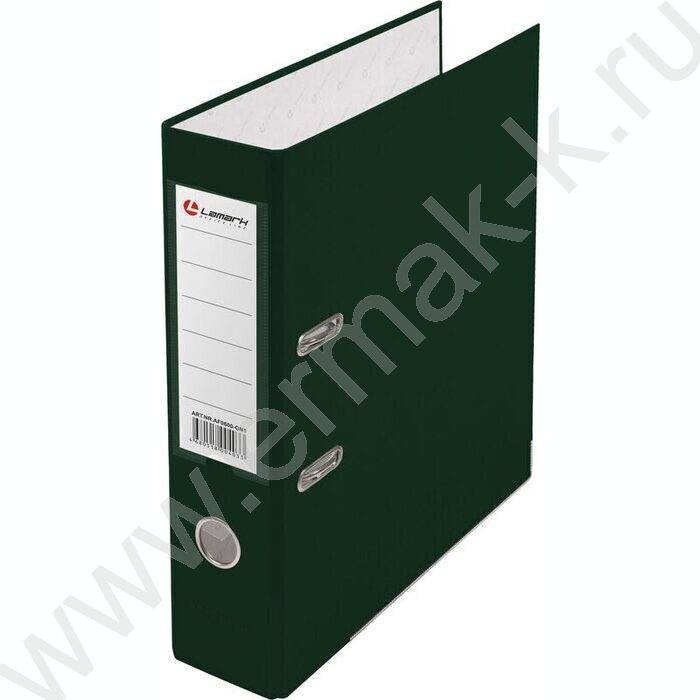 Файл 80мм PP собранный метал.окантовка зеленый с карманом | Фото 1