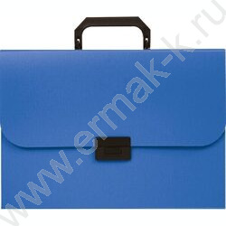 Папка-портфель с замком 7отд. синий А4 | Фото 1