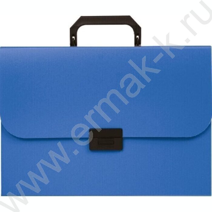 Папка-портфель с замком 7отд. синий А4 | Фото 1