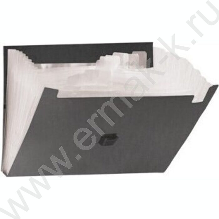 Папка-портфель с замком 13отд. черный А4 | Фото 2