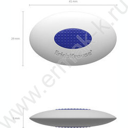 Ластик белый овальный "Smart Mini Oval" с пласт. держателем | Фото 3