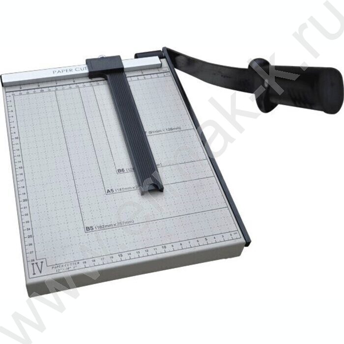 Резак д/бумаги A4 сабельный, длина реза - 300 мм,12л. метал. основание, серый | Фото 2