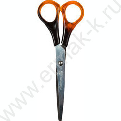 Ножницы 16см пл.янтарные кольца в ПВХ чехле | Фото 1