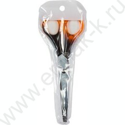 Ножницы 16см пл.янтарные кольца в ПВХ чехле | Фото 2