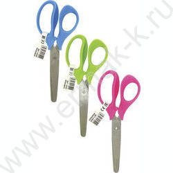 Ножницы 13см детские Ergo Line эргономичные пластиковые кольца, ассорти, картон. дисплей | Фото 3