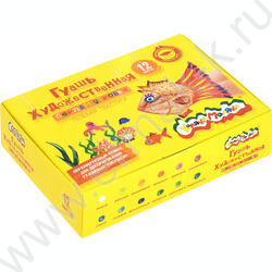 Гуашь  12цв 22мл "Каляка-Маляка" /гелевая,перламутровый, глянец/ | Фото 2