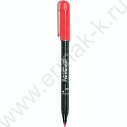 Маркер перм. /красный/ 1мм круг | Фото 1