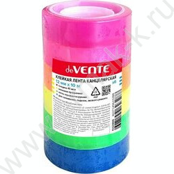 Скотч 12*10 неоновая прозр. тонир. ассорти /набор 6шт./цв. | Фото 1