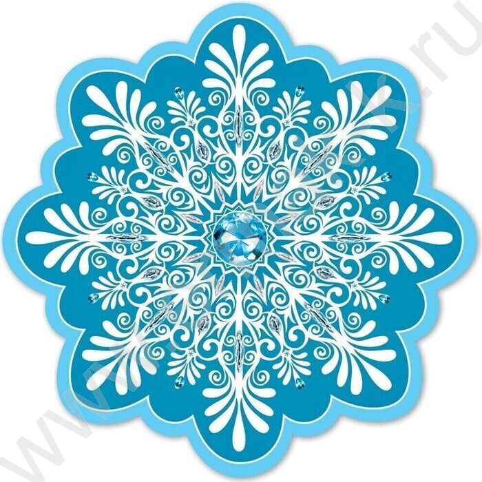 Украшение на скотче Снежинка | Фото 1