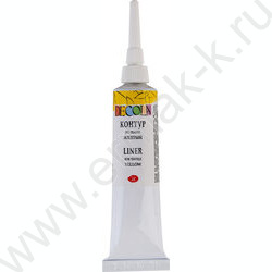 Контур  по ткани акриловый Декола Желтый 18мл | Фото 1