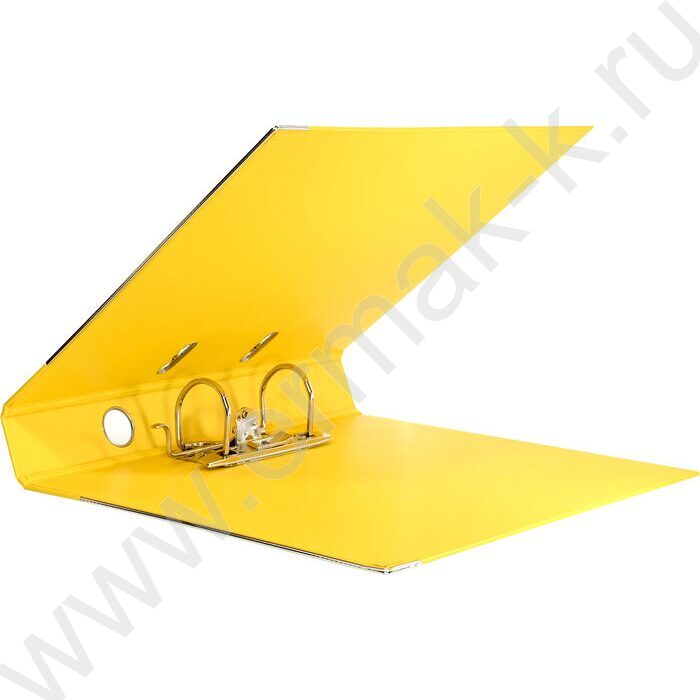 Файл 55мм PVC 2-стор. разборный желтый /метал. окант., карман | Фото 2