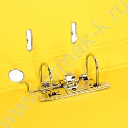 Файл 55мм PVC 2-стор. разборный желтый /метал. окант., карман | Фото 3