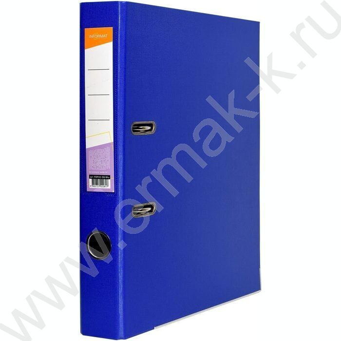 Файл 55мм PVC 2-стор. разборный синий /метал. окант., карман | Фото 1