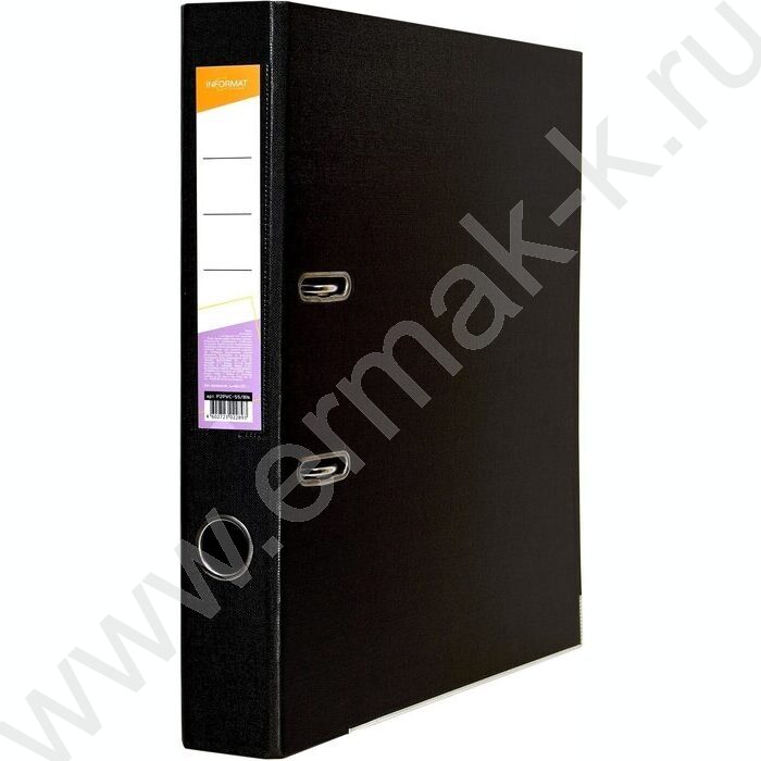 Файл 55мм PVC 2-стор. разборный черный /метал. окант., карман | Фото 1