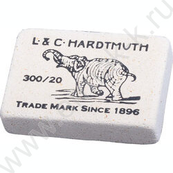 Ластик белый "Elephant" (KIN 300/20) | Фото 1