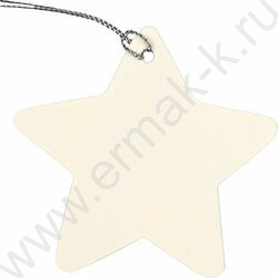 Набор подвесных ярлыков Новогодние серебро/для новогодних подарков, из картона с фигурной вырубк | Фото 7