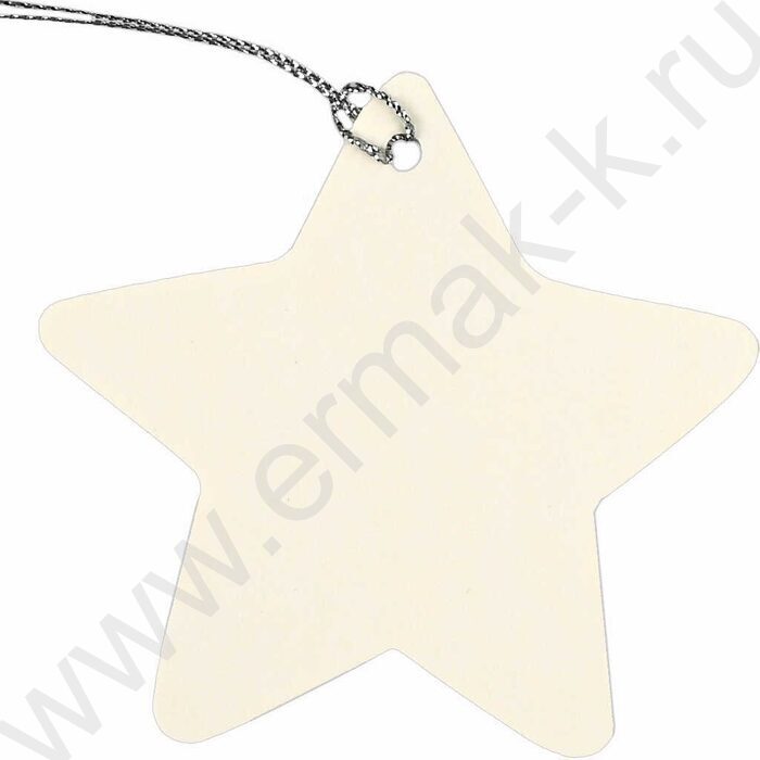 Набор подвесных ярлыков Новогодние серебро/для новогодних подарков, из картона с фигурной вырубк | Фото 7