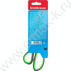 Ножницы 19см EasyCut+ Ergo ассиметрич. форма ручек, резин. вставки /ассорти /блистер | Фото 4