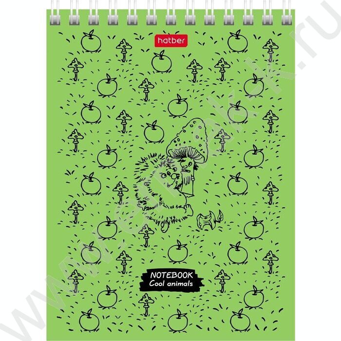 Блокнот  40л А6 спираль "COOL Animals" ассорти | Фото 3