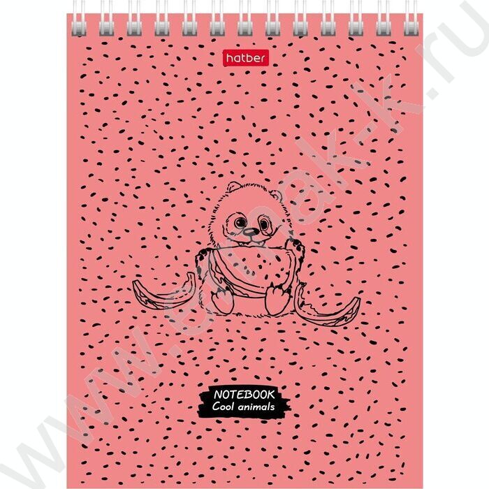 Блокнот  40л А6 спираль "COOL Animals" ассорти | Фото 4