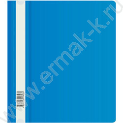 Скоросшиватель пл A5 синий прозрач.верх.лист | Фото 1