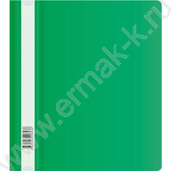 Скоросшиватель пл A5 зеленый прозрач.верх.лист | Фото 1