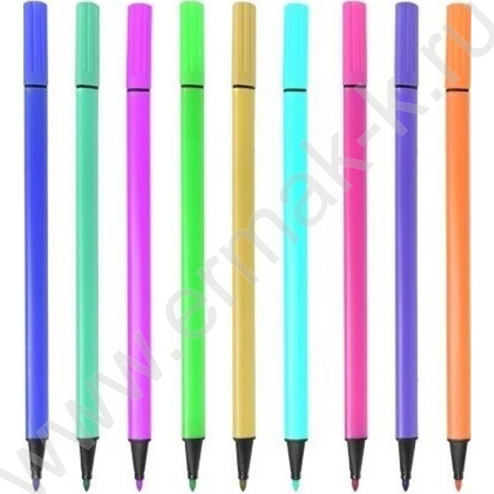 Фломастеры  18цв Triolino трехгранные, вентилируемый колпачок, к/кор с подвесом | Фото 2